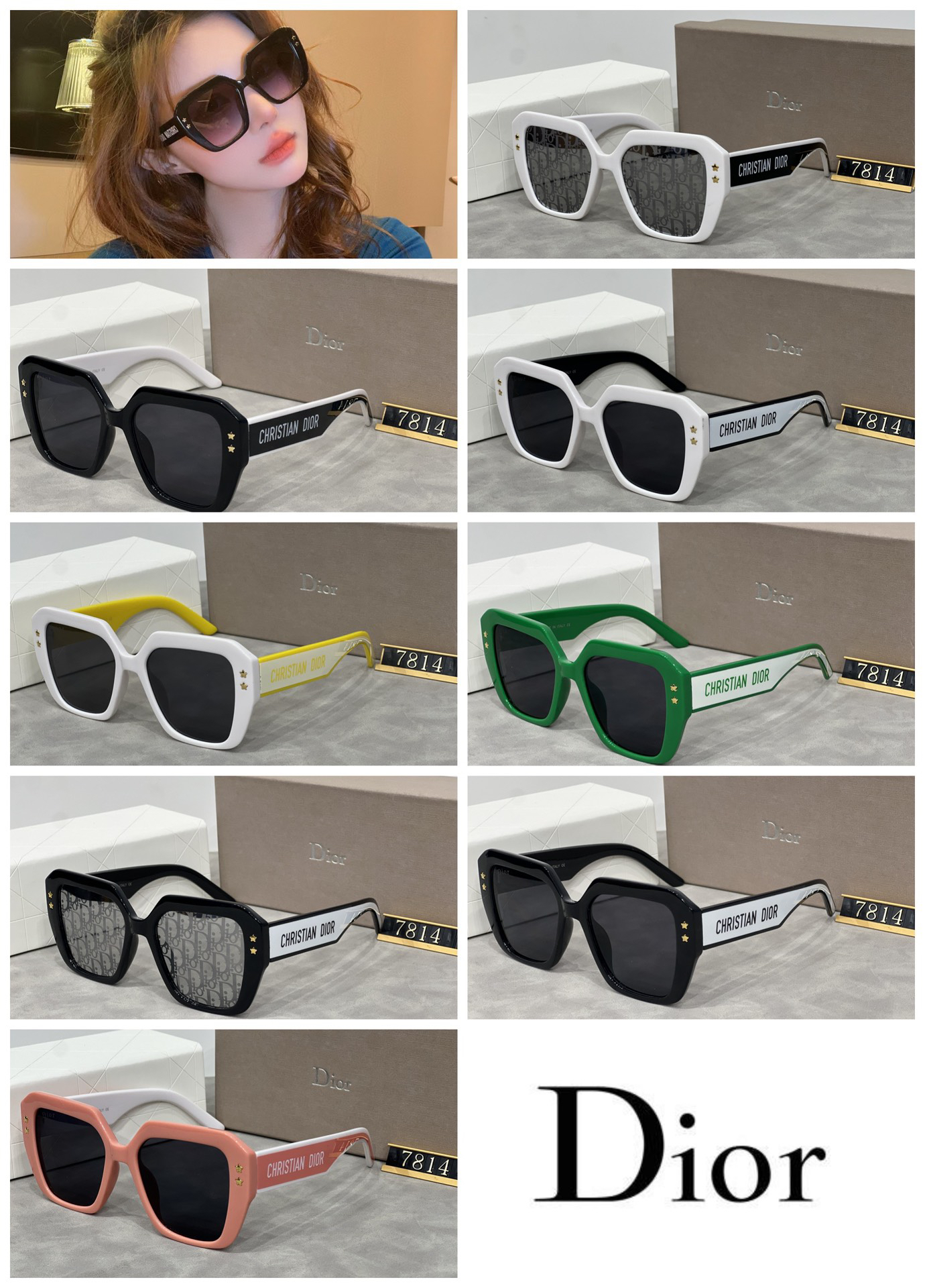 [TOP] Christian Dior Sunglasses - 8 Colors - 711 Luxury
