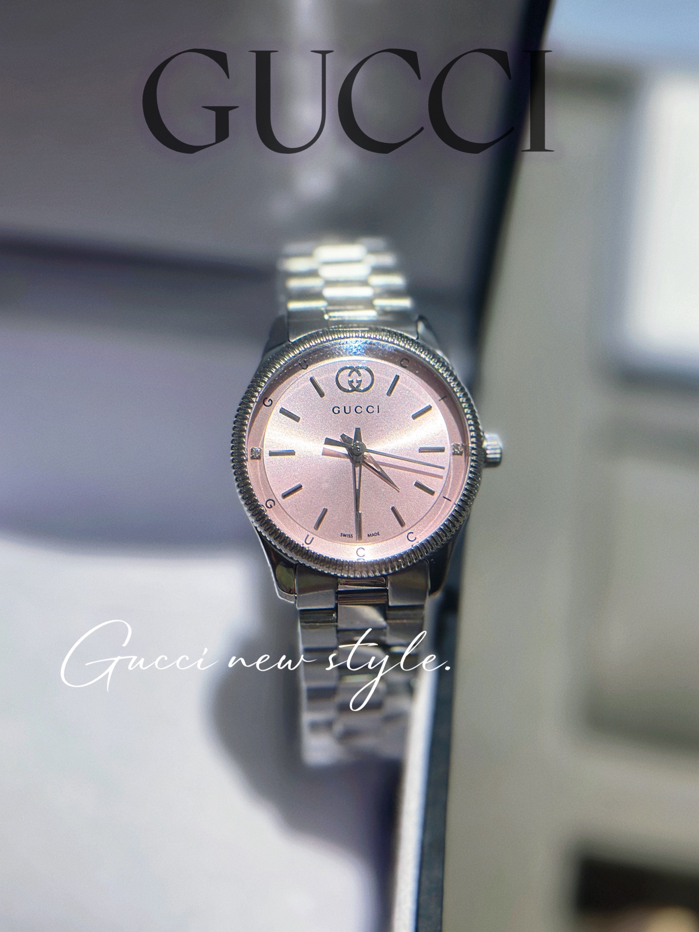 [TOP] GUCCI G-TIMELESS Watch 29mm - Silver and Pink - 711 Luxury
