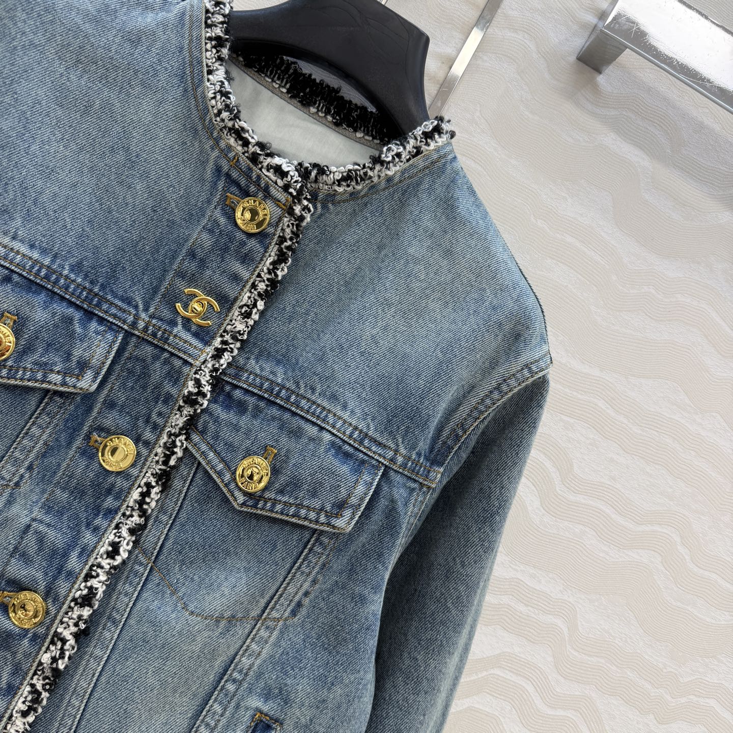 [TOP] CHANEL  Denim Jacket - Blue