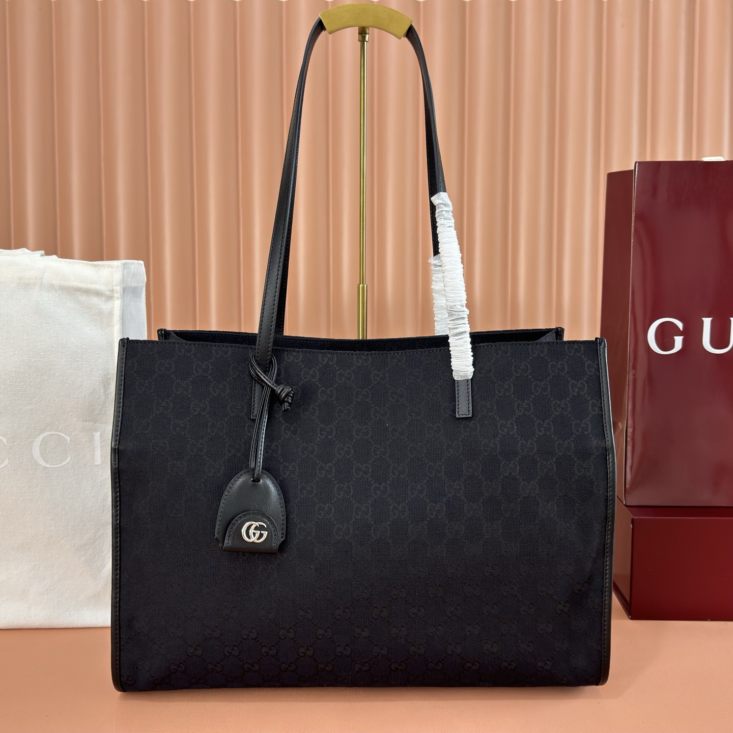 [TOP] GUCCI Tote Bag 40x30x16cm - Black