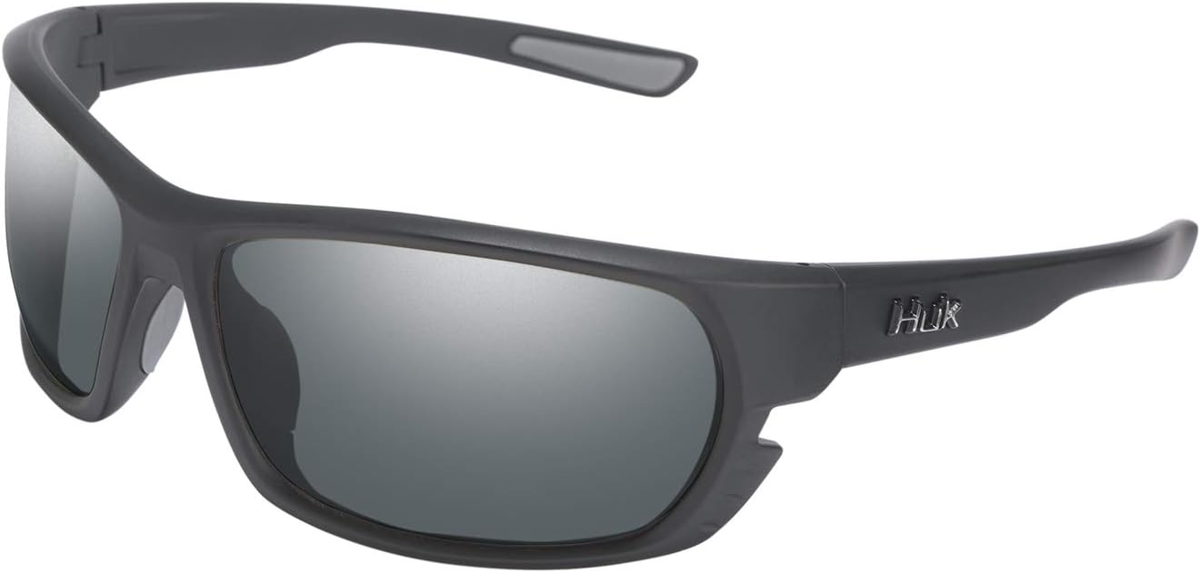 HUK Sunglasses, Polarized Lens Eyewear with Performance Frames, Fishing, Sports & Outdoors Sunglasses