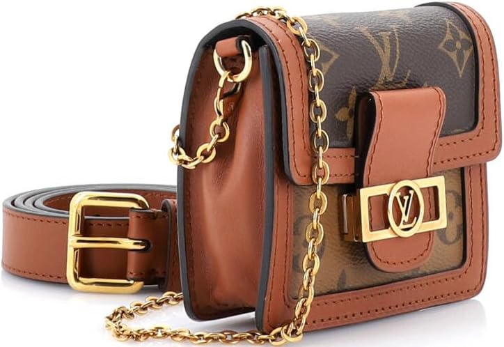 Louis Vuitton, Pre-Loved Dauphine Bumbag Reverse Monogram Canvas BB, Brown