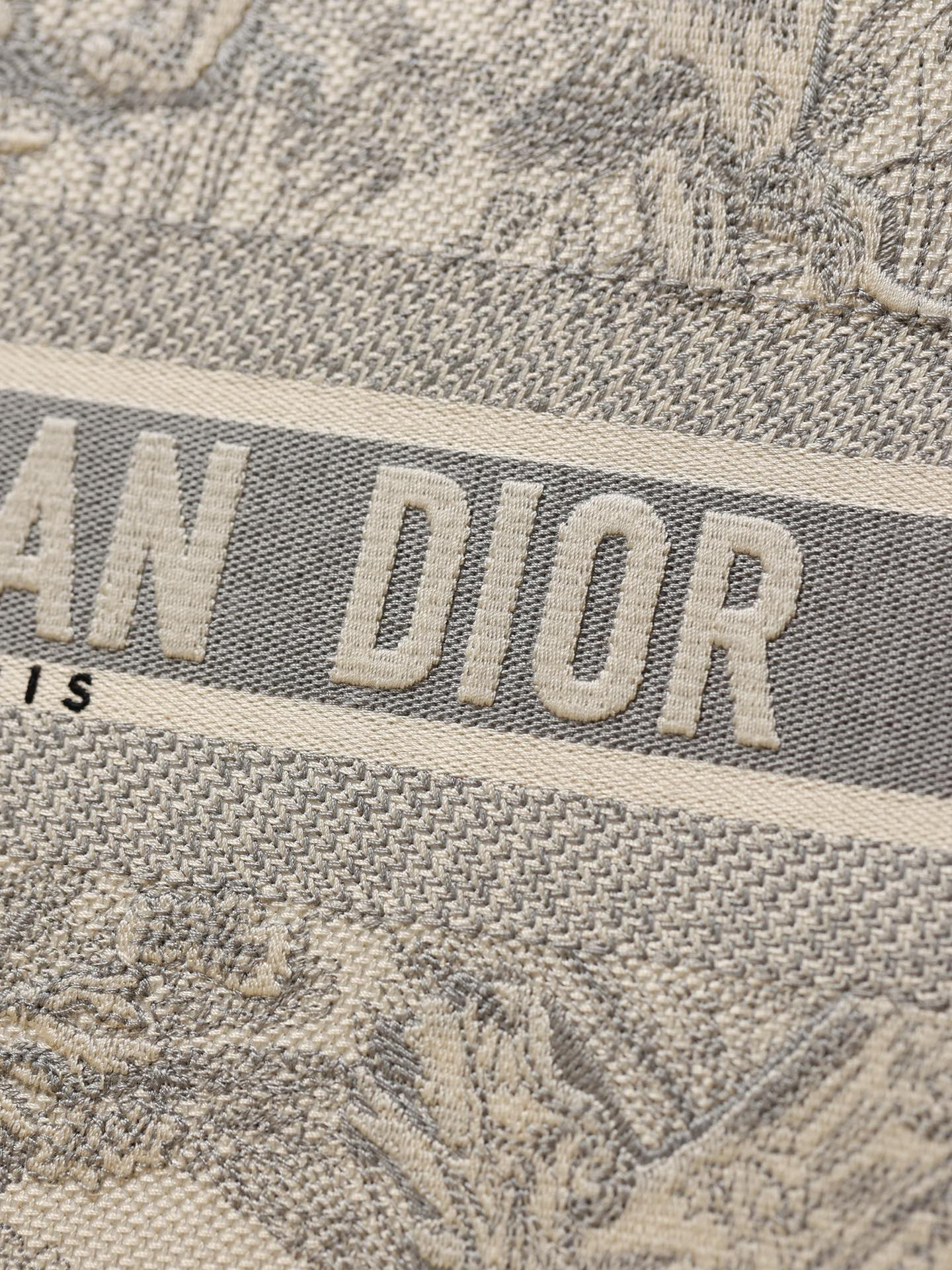 [TOP] Christian Dior Book Tote Bag 41.5x35x18cm - Gray