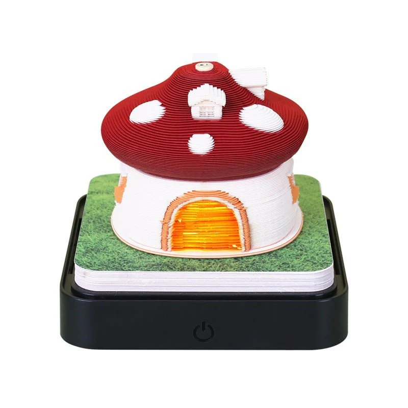 3D Calendar 2026 - Mushroom
