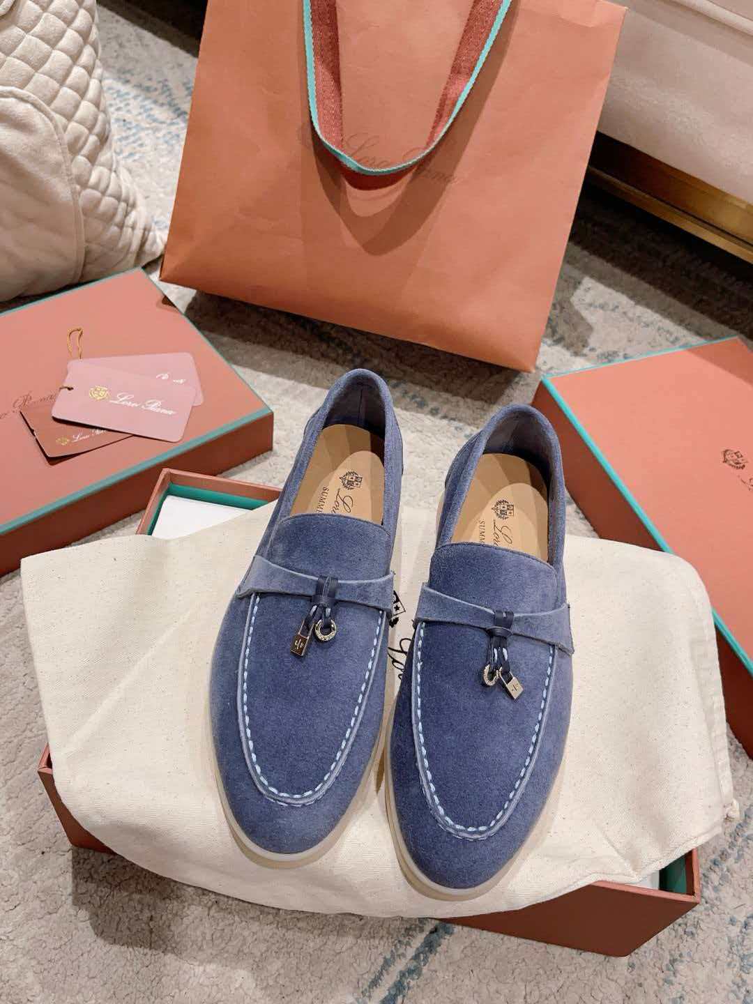 [TOP] Loro Piana Men's/Women's Loafer Shoes - 10 Color - 711 Luxury