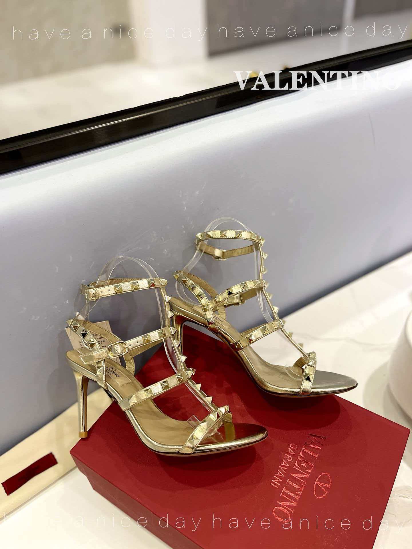 [TOP] VALENTINO High Heels Sandals  - 2 Colors - 711 Luxury