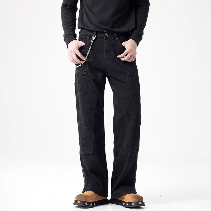 Louis Vuitton black Accessory Louis Vuitton Denim Carpenter Jean Black #324609 View 2 | Nigo Office
