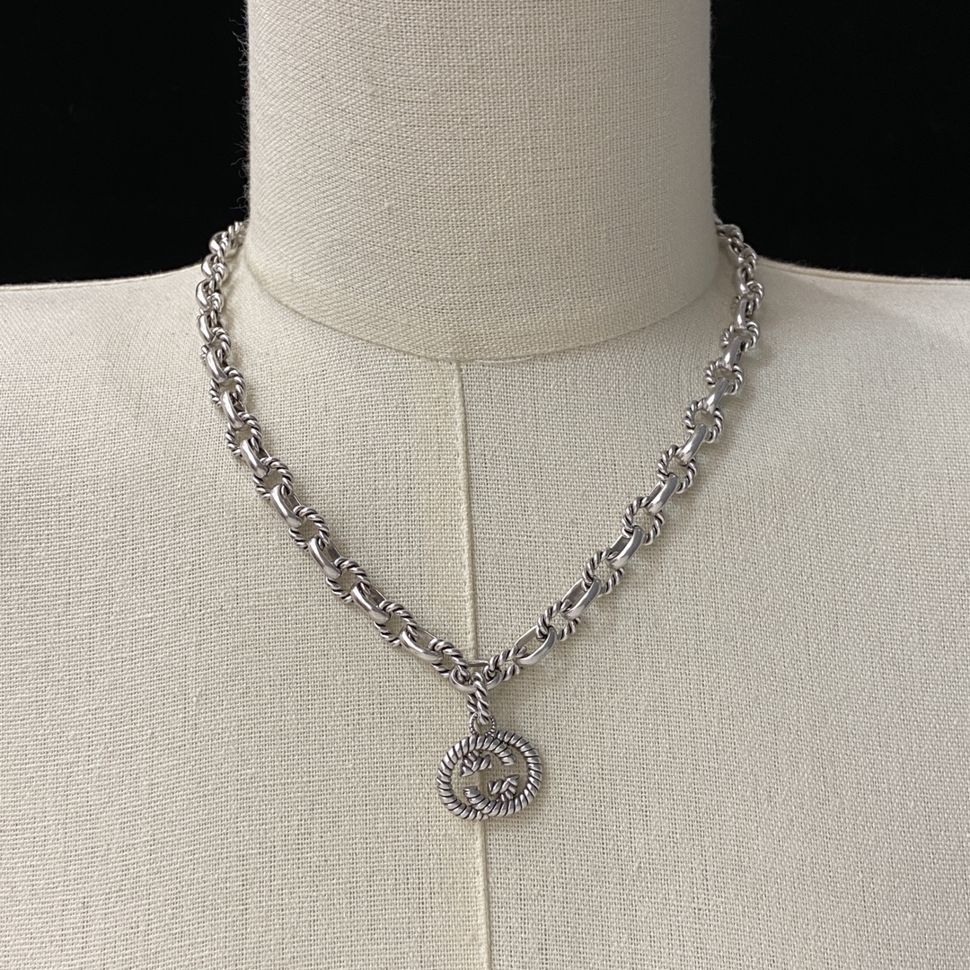 [TOP] GUCCI Necklace - Silver