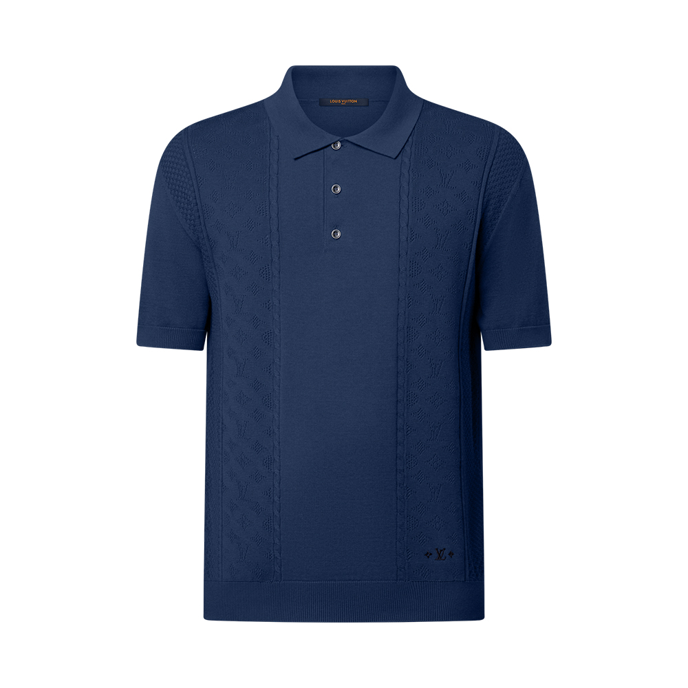 LOUIS VUITTON Men's Knitted Polo #379657