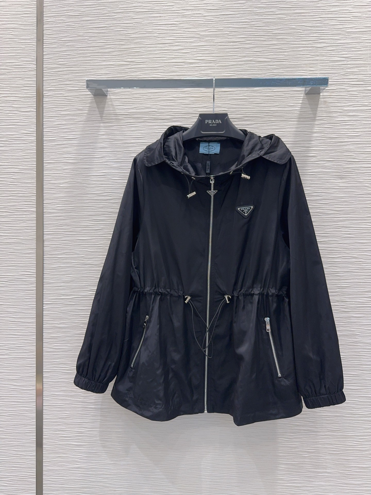 [TOP] PRADA  Hooded Jacket - Black