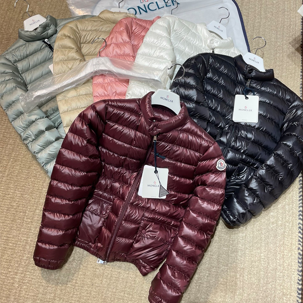 Designer beige Clothing Moncler Light Beige Lans Packable Short Down Jacket #396613 | Nigo Office