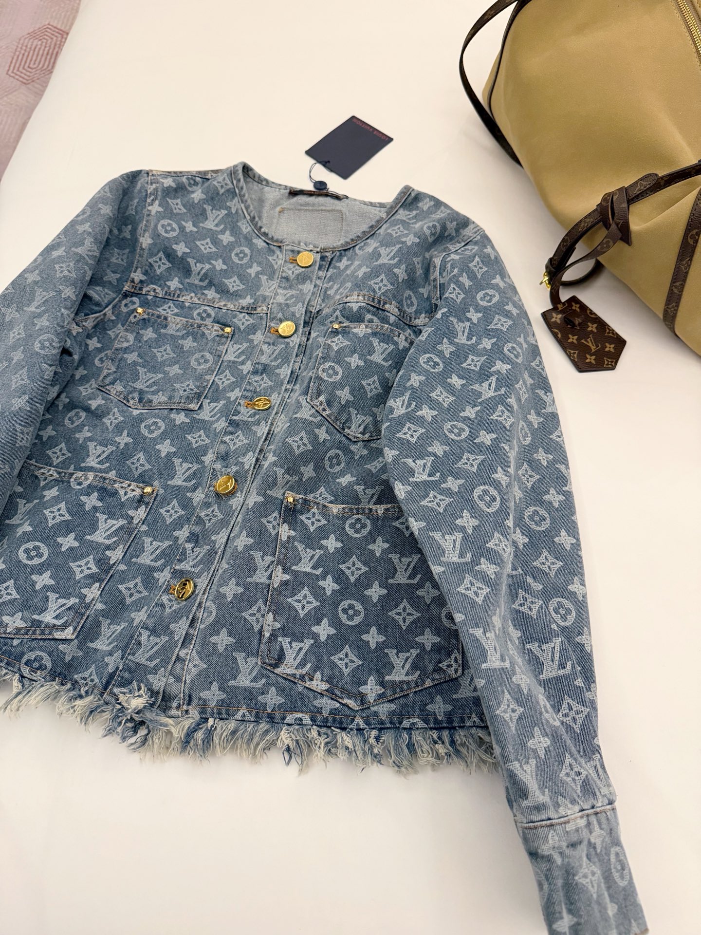 [TOP] Louis Vuitton LV  Denim Jacket - Blue