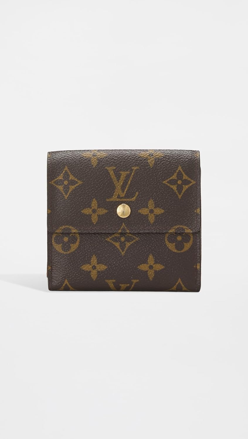 WHAT GOES AROUND COMES AROUND Women's Pre-Loved Louis Vuitton Monogram Elise Wallet, Brown, One Size