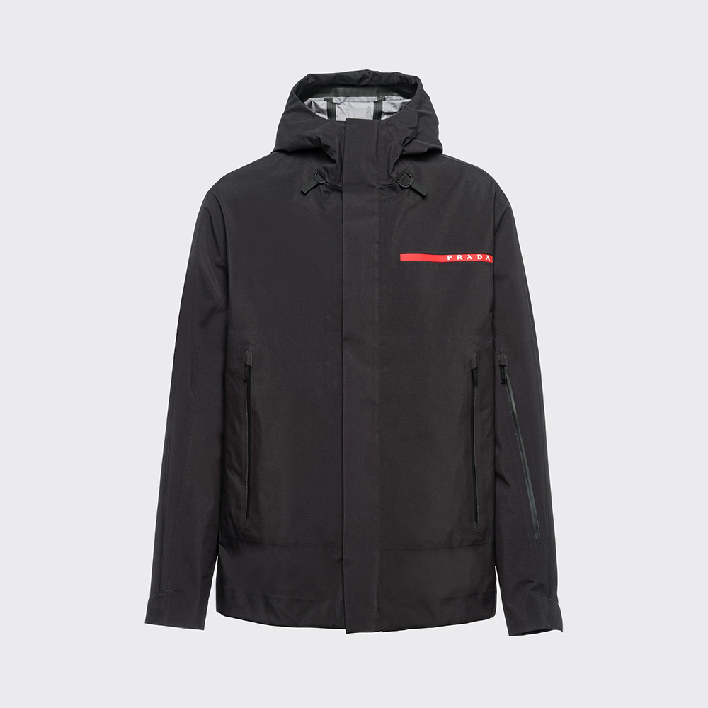 Prada black Clothing PRADA Black Extreme-tex Windbreaker #396729 | Nigo Office