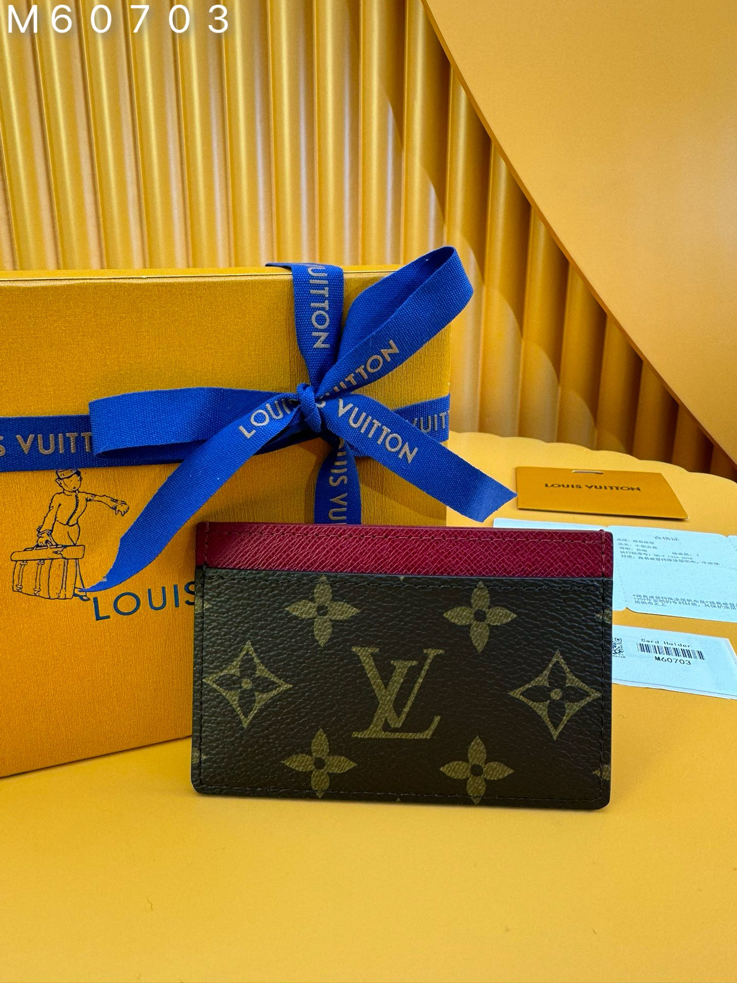 [TOP] Louis Vuitton LV Card Holder 11.0x7.0x0.6cm - Brown - 711 Luxury