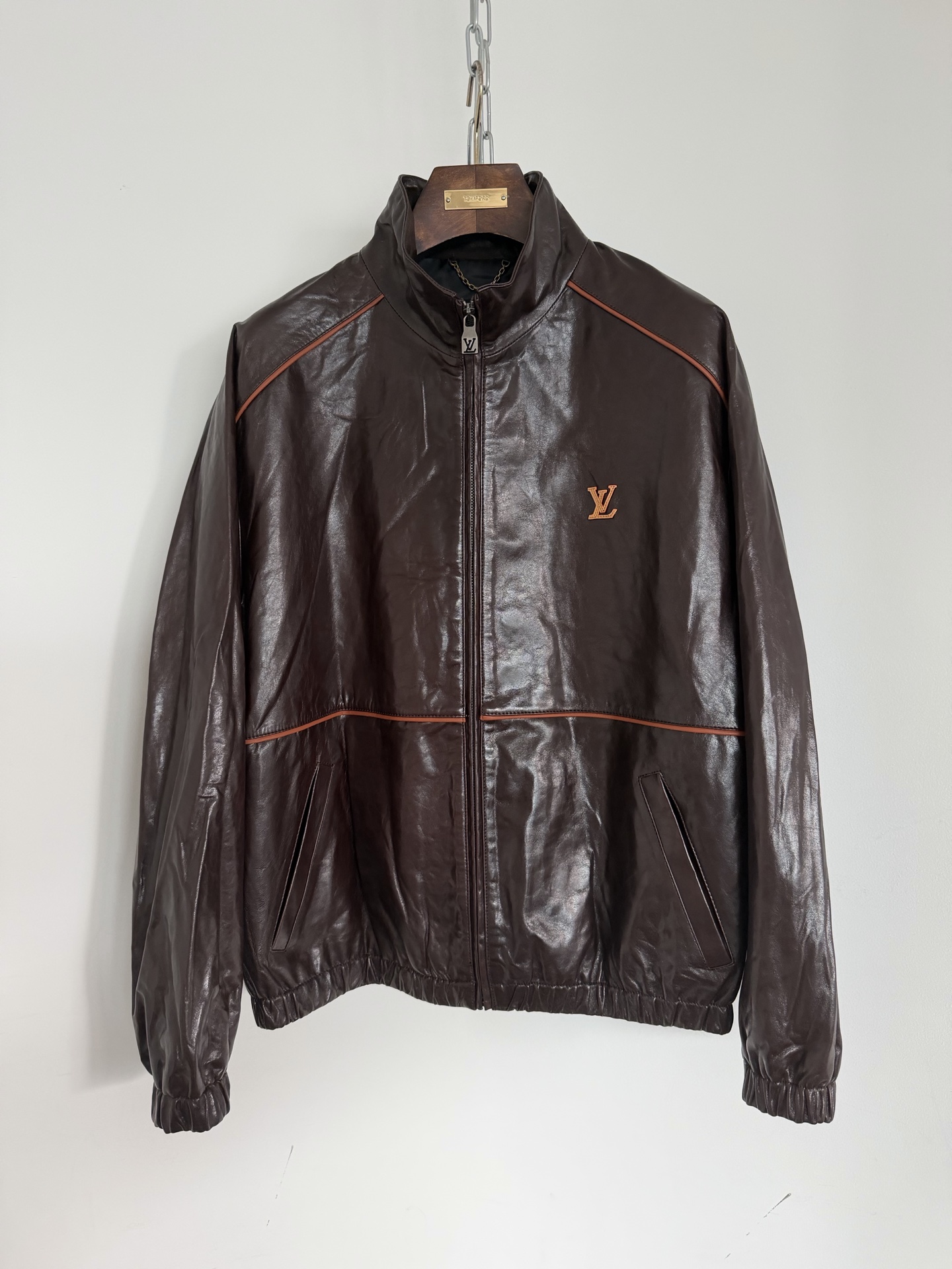 Louis Vuitton Clothing Louis Vuitton Waxed Cowhide Jacket #394874 View 2 | Nigo Office