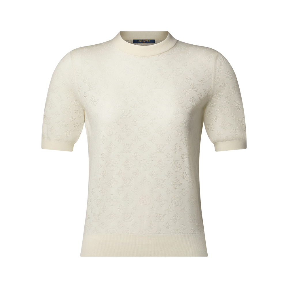 Louis Vuitton Clothing LOUIS VUITTON MAHINA Hollow Sweater #390372 | Nigo Office