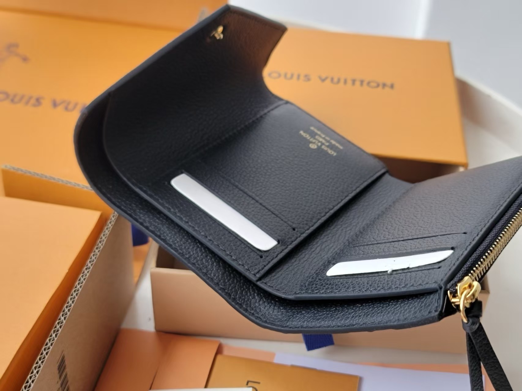 [TOP] Louis Vuitton LV Wallet 12X9.5x1.5cm - Black - 711 Luxury