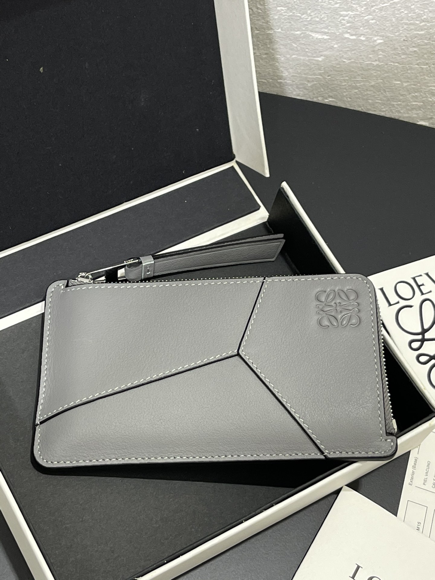 [TOP] LOEWE Card Holder 15*8.5 cm - Grey - 711 Luxury