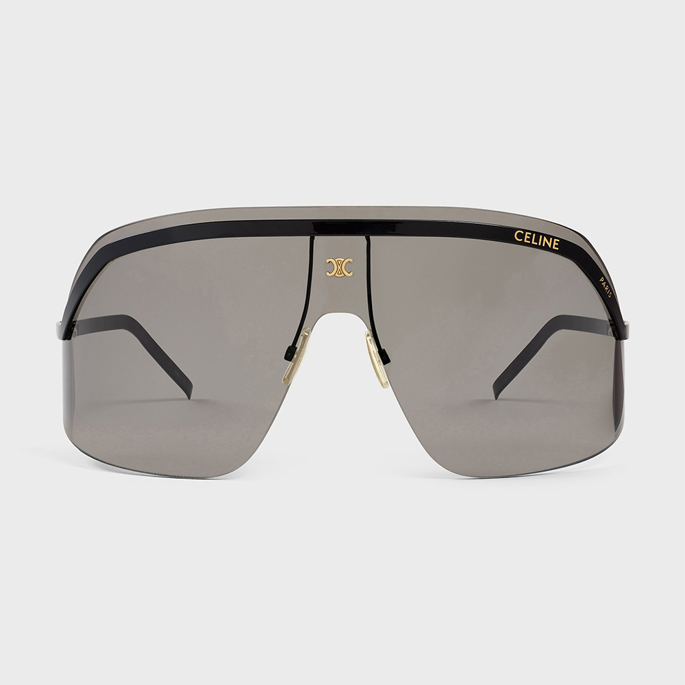 Celine black Sunglasses CELINE MORNING SHADE SUNGLASSES IN METAL BLACK #395616 | Nigo Office