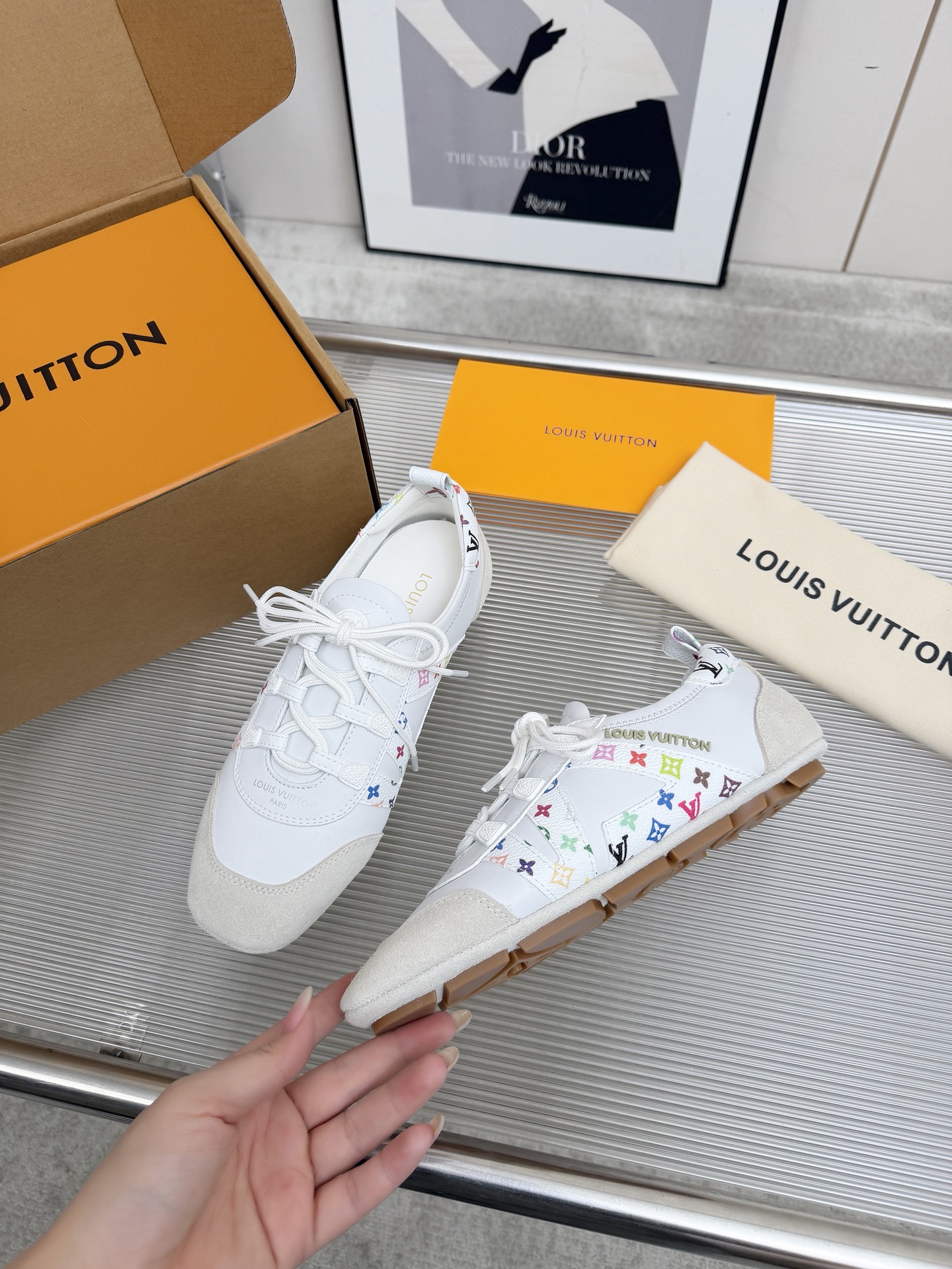 [TOP] Louis Vuitton LV Sneakerina Sneakers - White - 711 Luxury