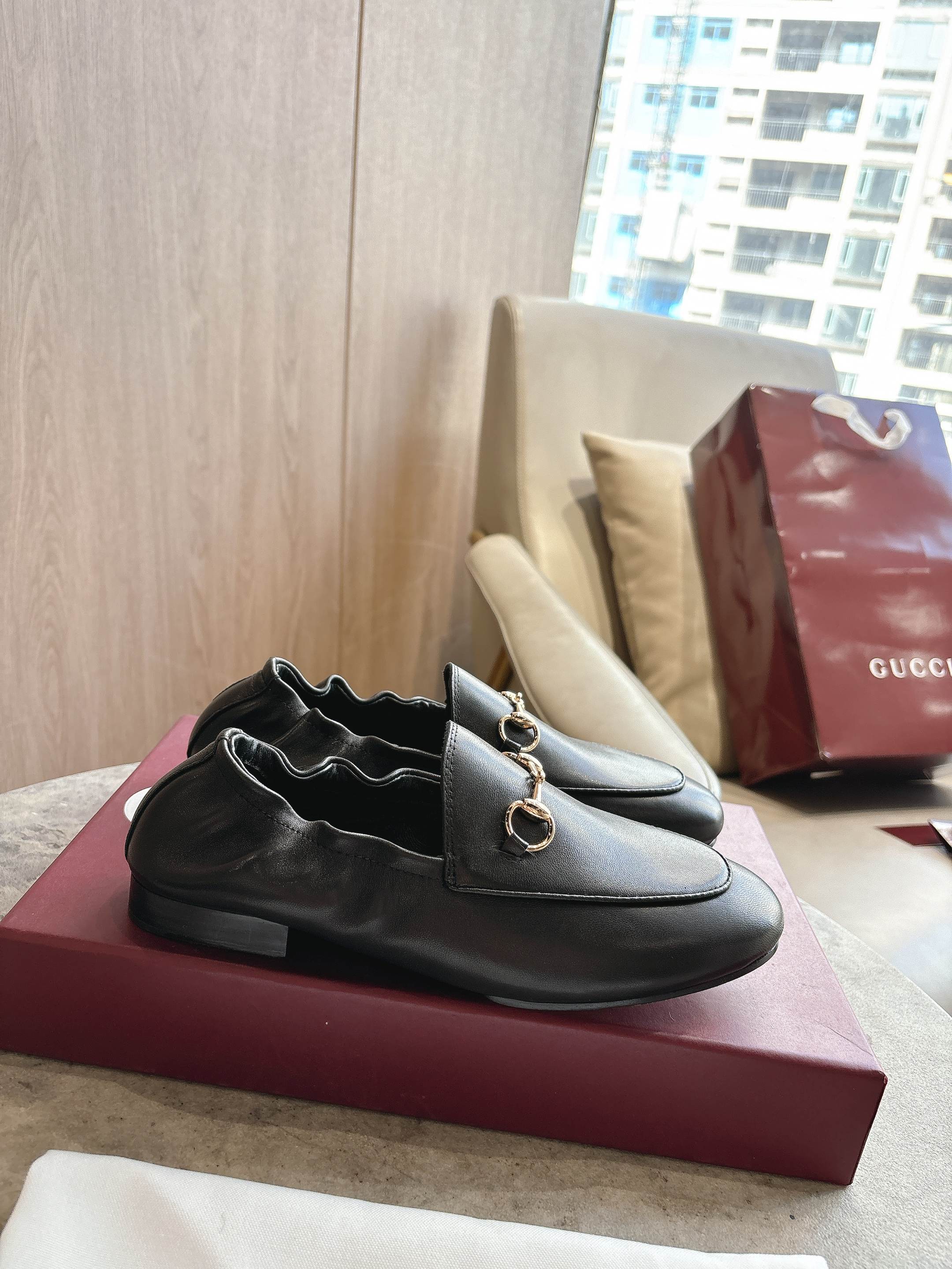 [TOP] GUCCI Loafers - Black - 711 Luxury