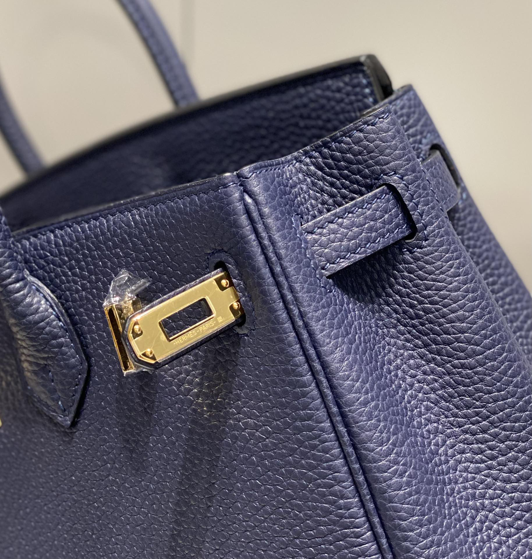 [TOP] HERMES Birkin Togo Leather 25cm - Bleu Indigo & GHW