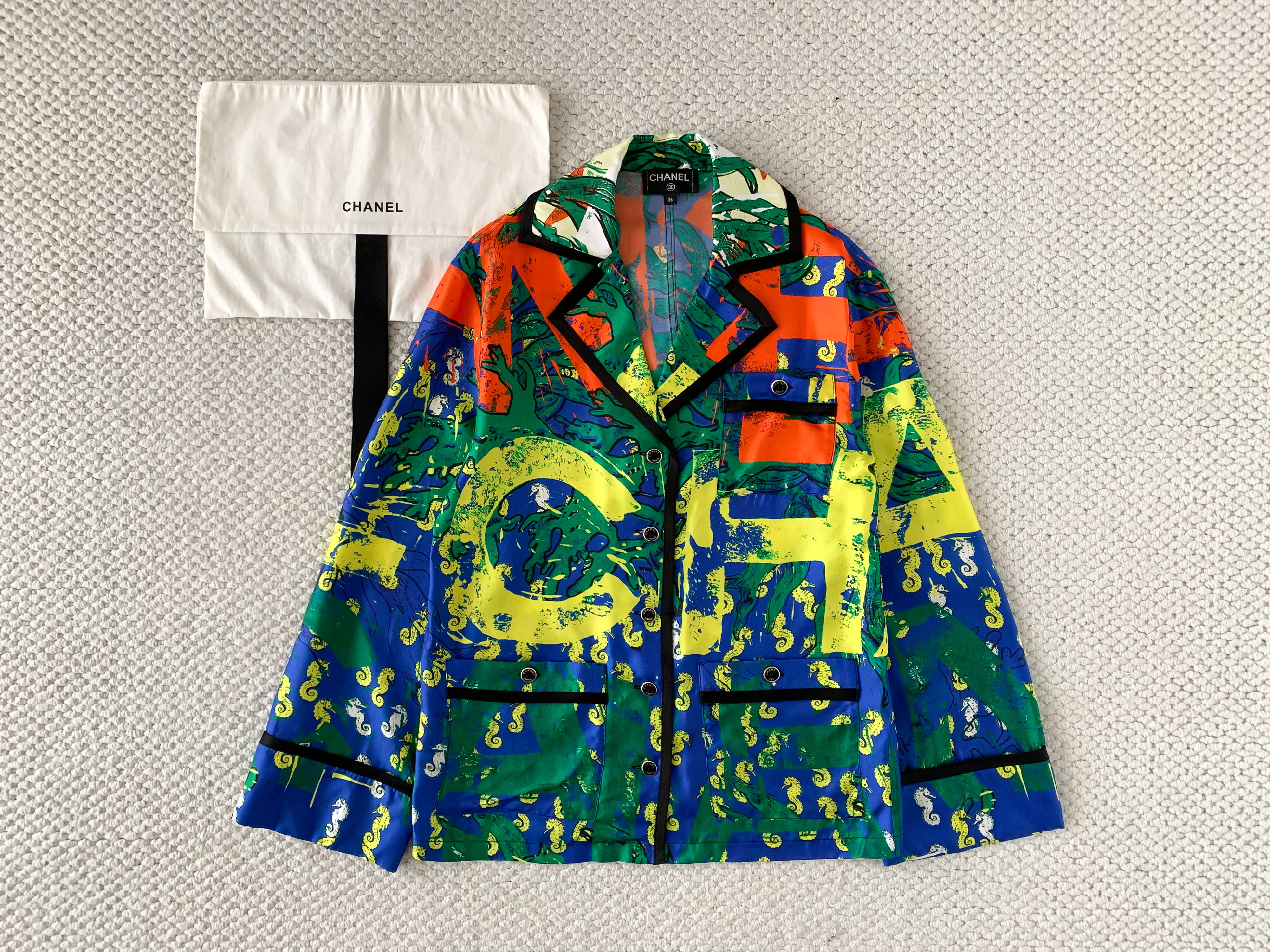 CHANEL Blouse Silk Multicolor #384429