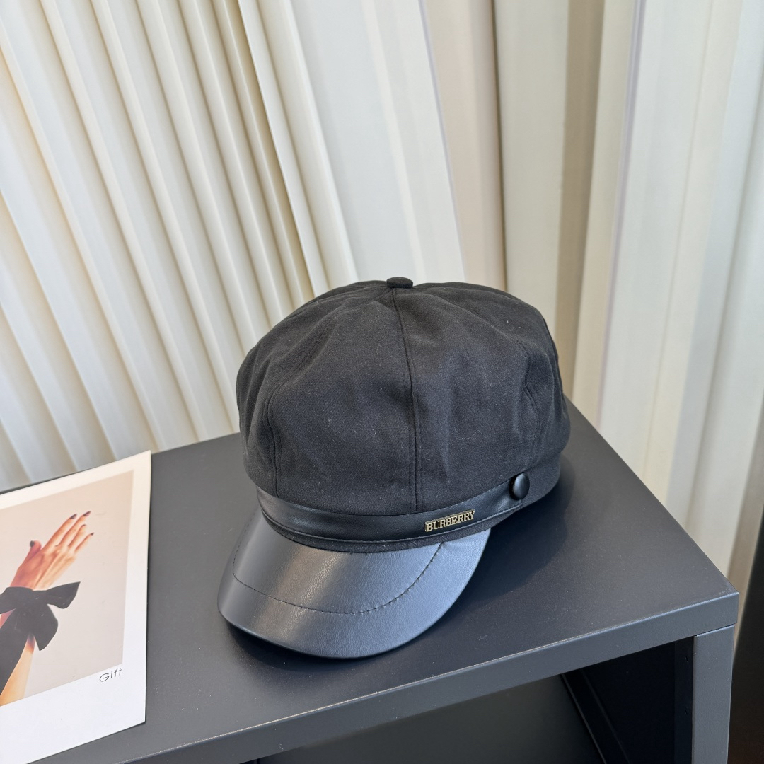 [TOP] BURBERRY  Hat -Black - 711 Luxury