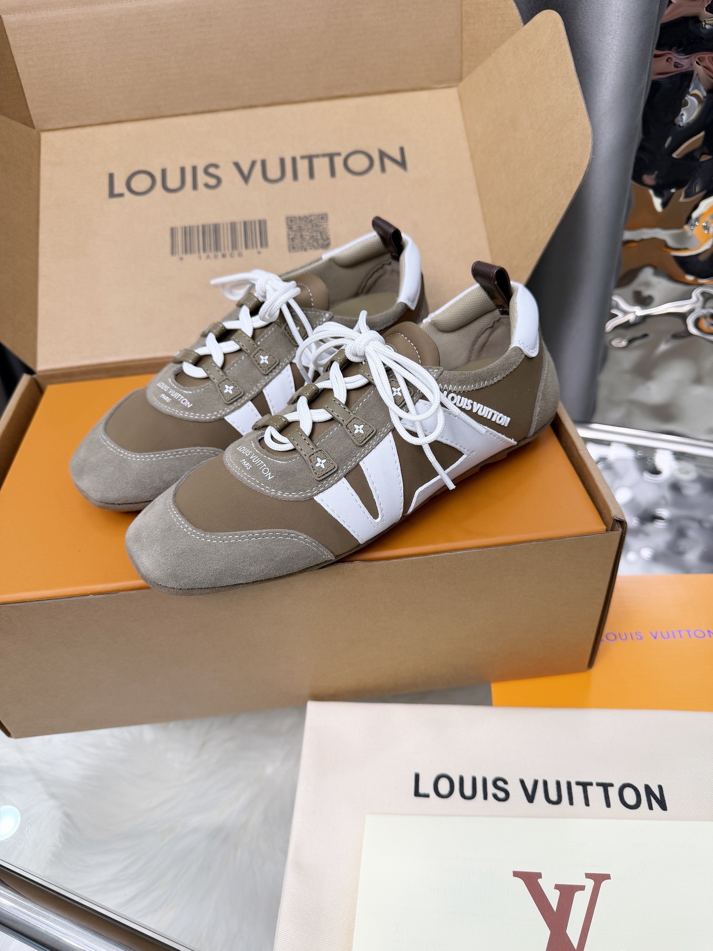[TOP] Louis Vuitton LV Sneakerina Sneakers - Brown - 711 Luxury