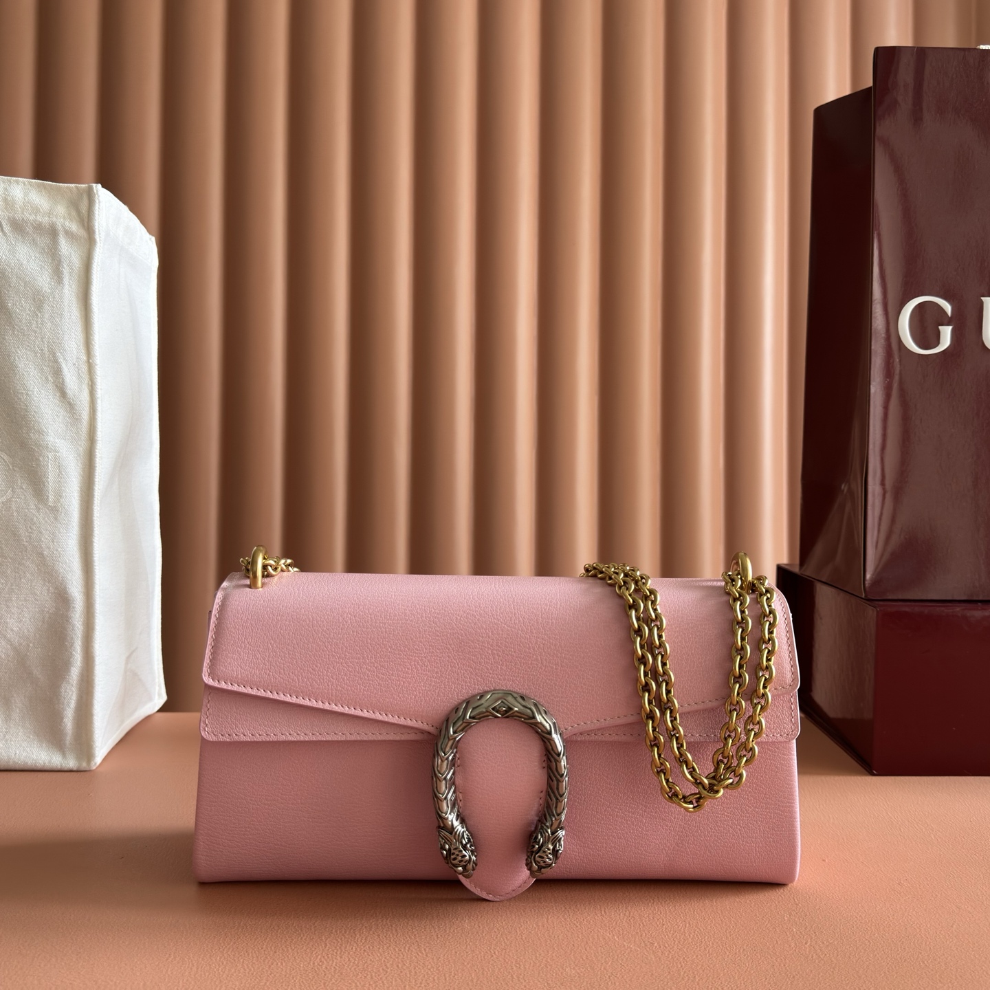[TOP] GUCCI Dionysus Bag Generation 28x14x7cm - Pink - 711 Luxury