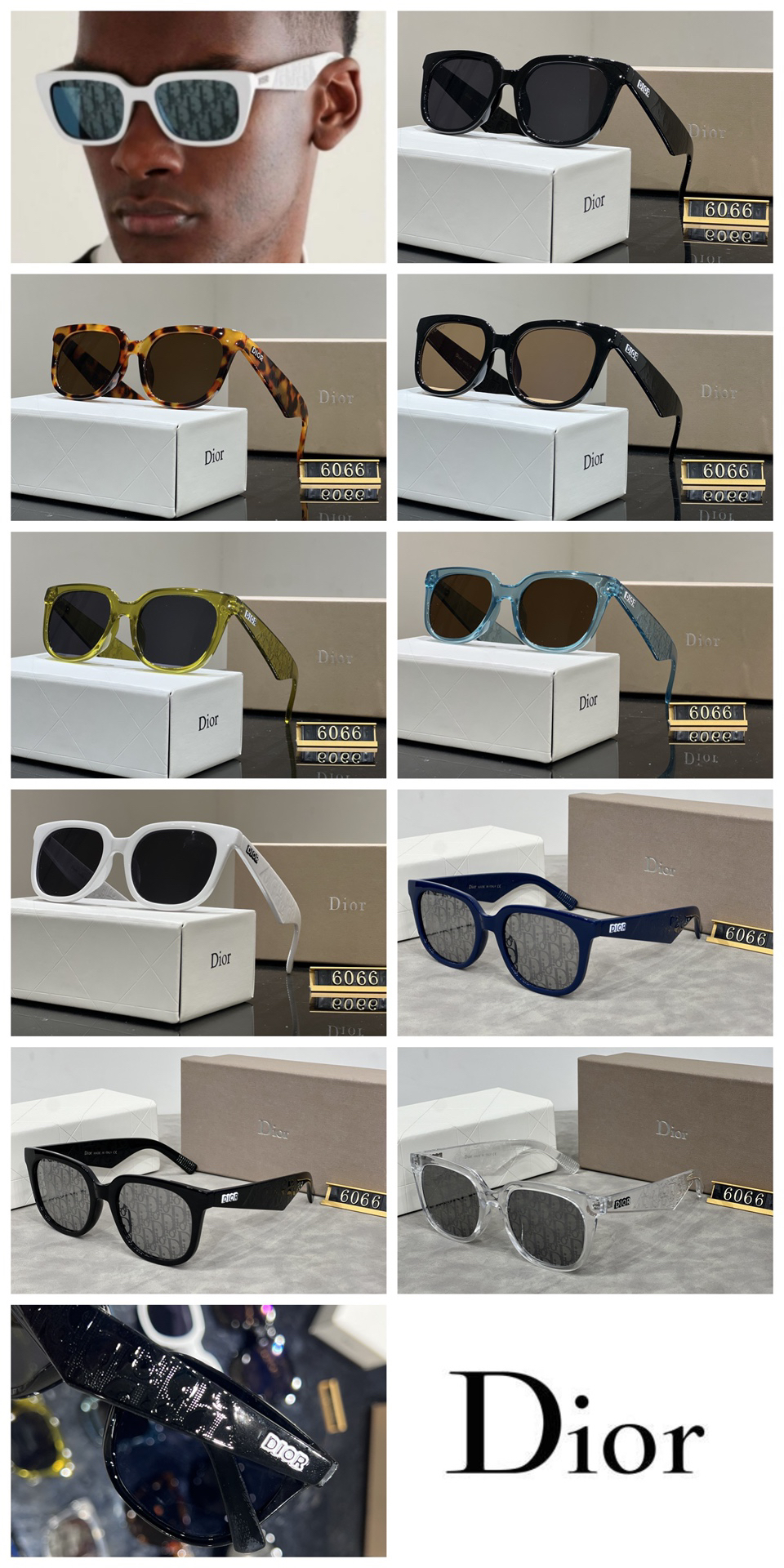 [TOP] Christian Dior Sunglasses - 9 Colors - 711 Luxury