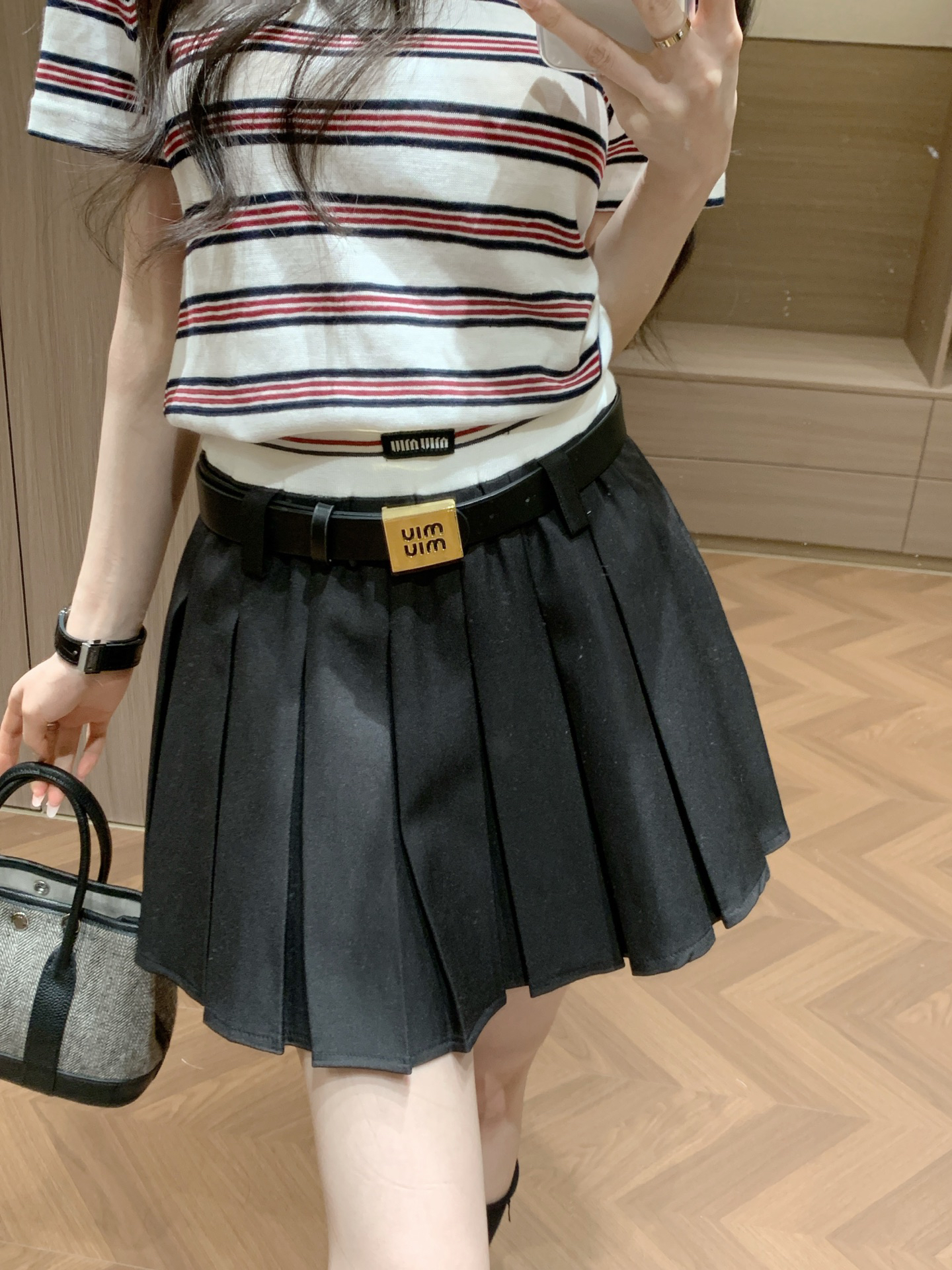 [TOP] Miu Miu  Skirt - Black