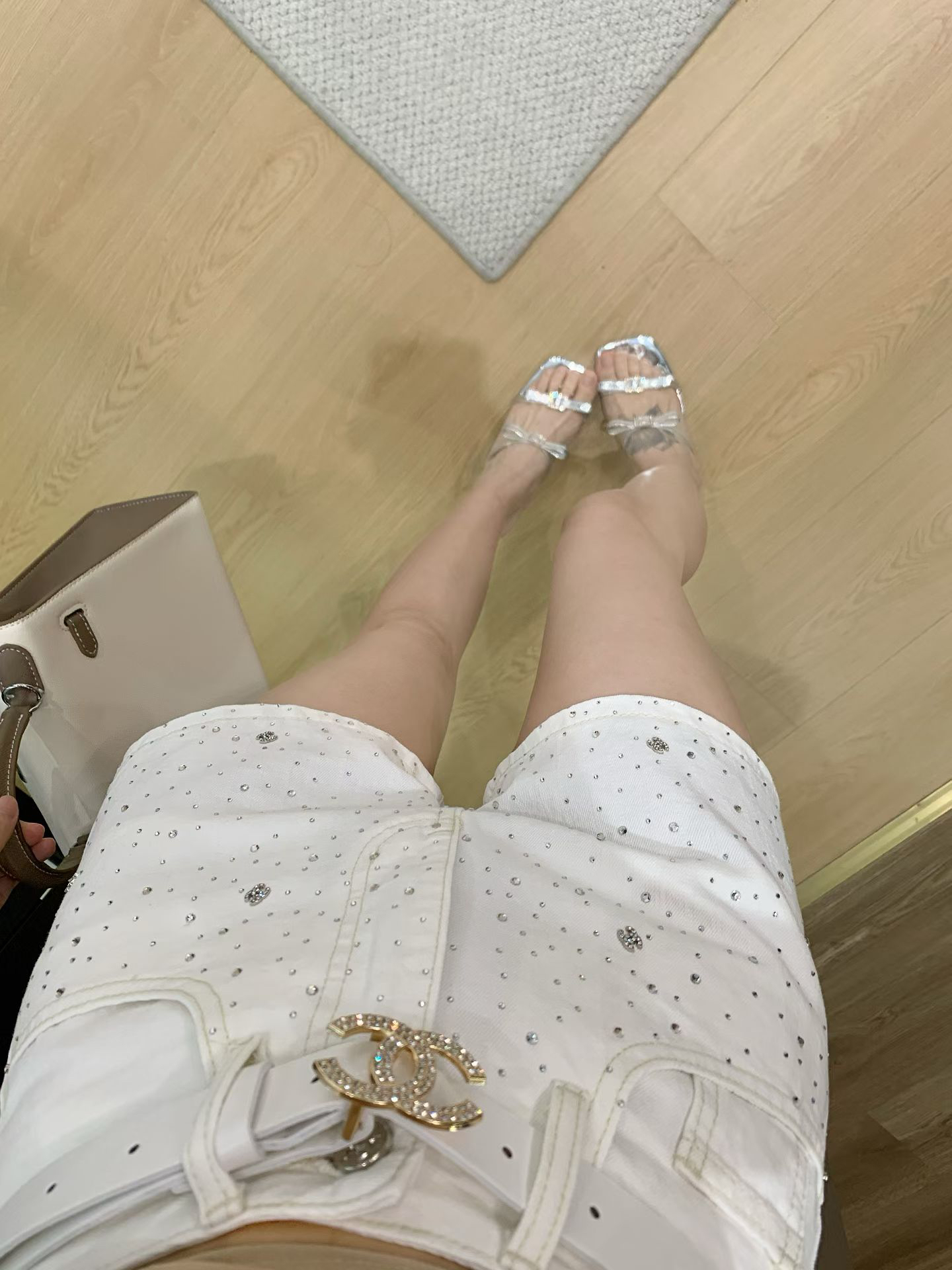 [TOP] CHANEL Pants - White