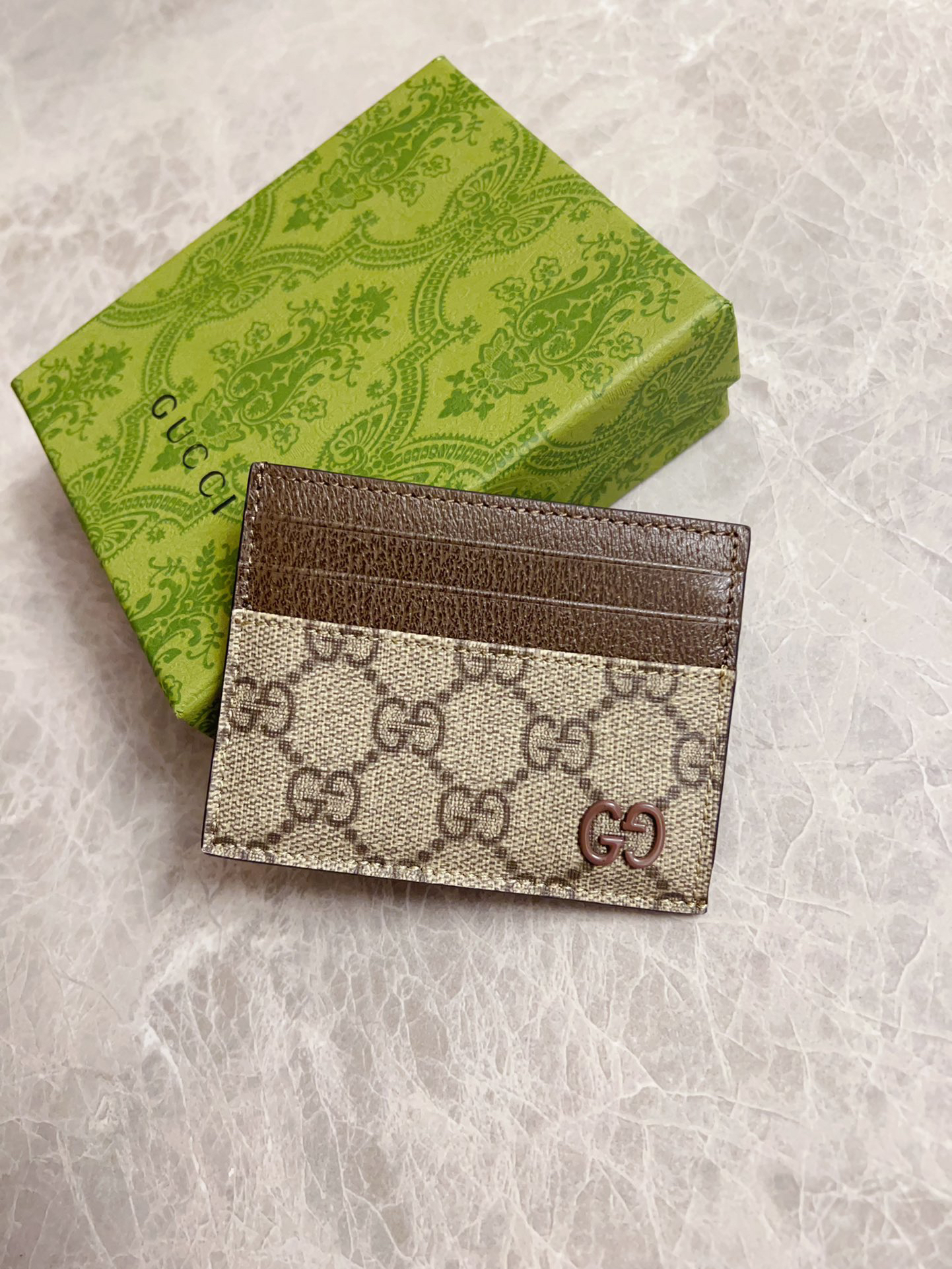 [TOP] GUCCI Card Pack 10 x 8 cm - Brown - 711 Luxury