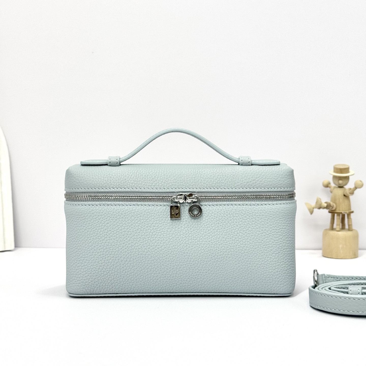 [TOP] Loro Piana Extra Poet L19 Bag 19 x 11 x 6.5 cm - Blue - 711 Luxury