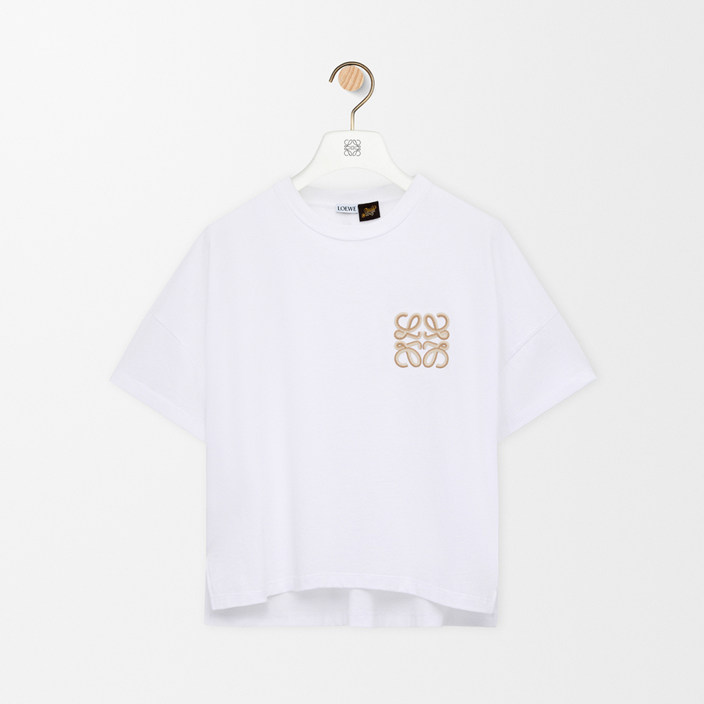 Loewe Boxy Fit T-shirt in Cotton #384850