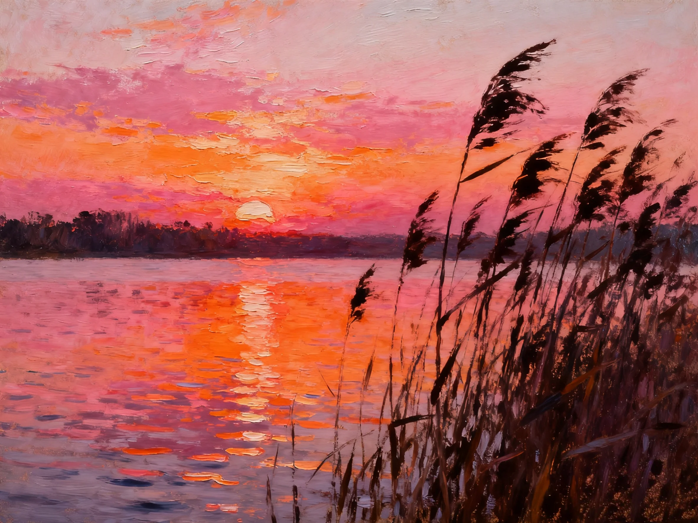 Crimson Rhythm and Flowing Light