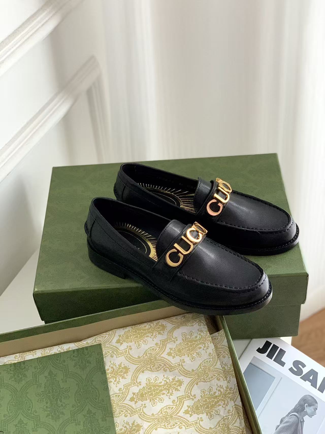 [TOP] GUCCI Loafers - Black - 711 Luxury