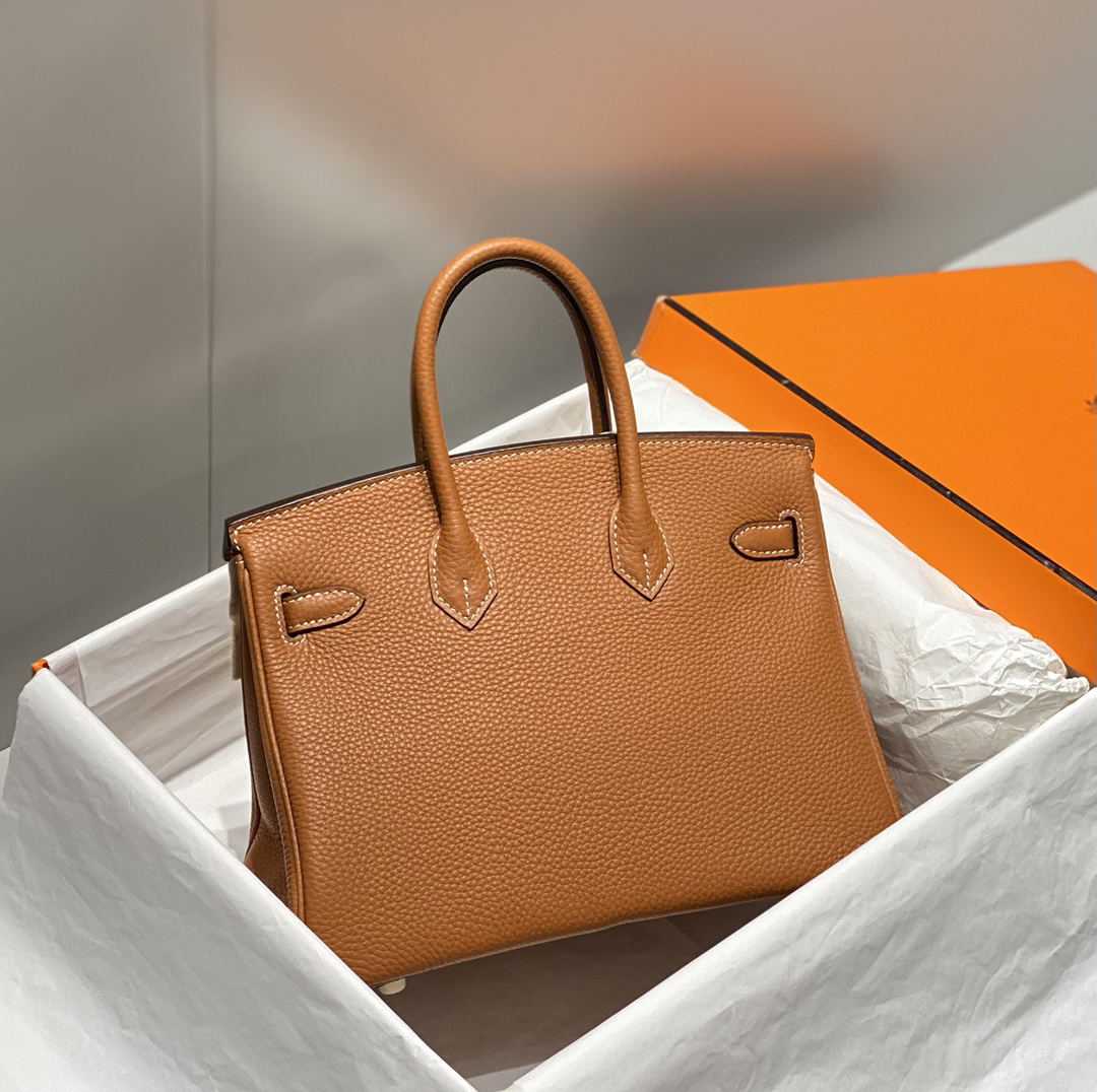 [TOP] HERMES Birkin Togo Leather 25cm - Gold & GHW