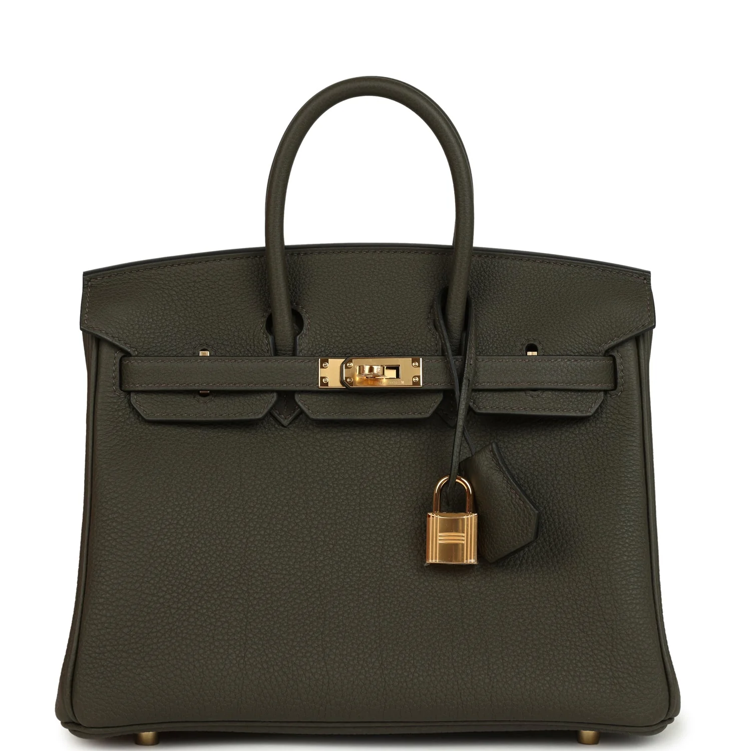 Hermes BirkinVert de Gris Togo Gold Hardware