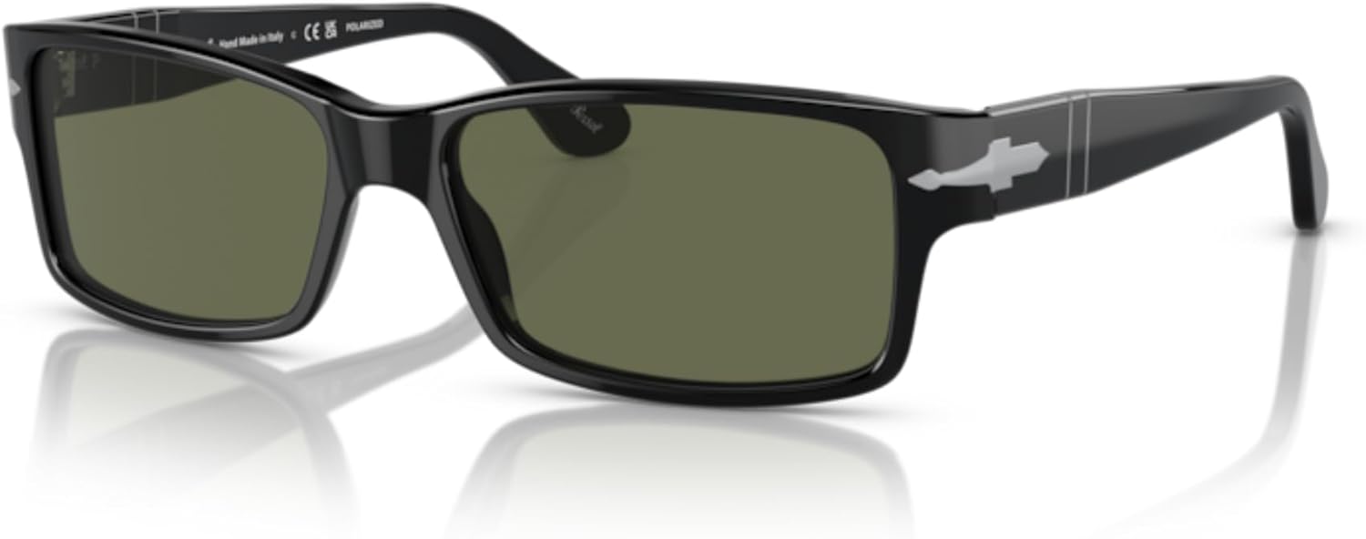 Persol PO2803S Rectangle Sunglasses for Men +BUNDLE with ACCESSORY EYEWEAR KIT