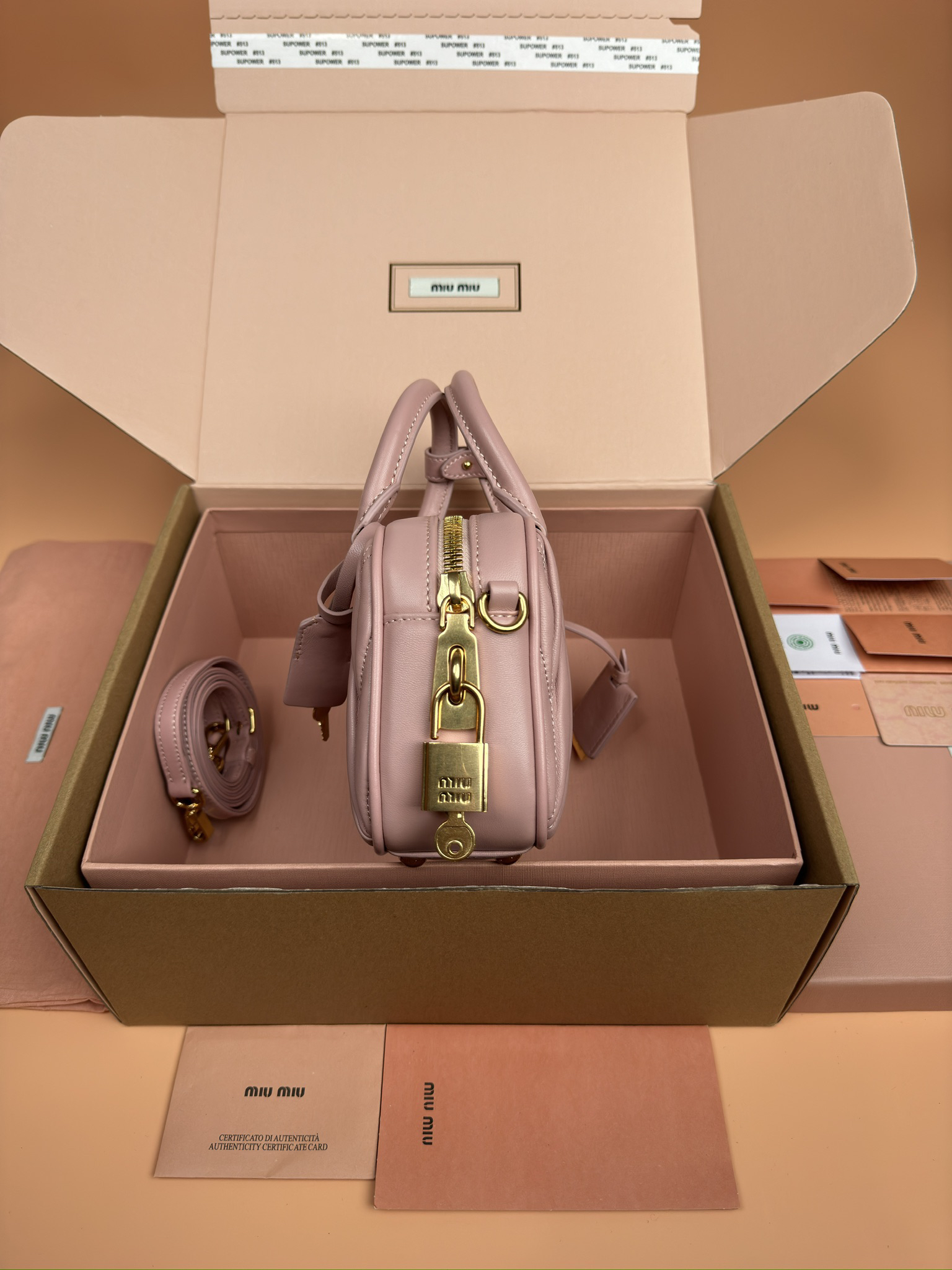 [TOP] Miu Miu Arcadie Matelasse Bag 19X13X6cm - Pink - 711 Luxury
