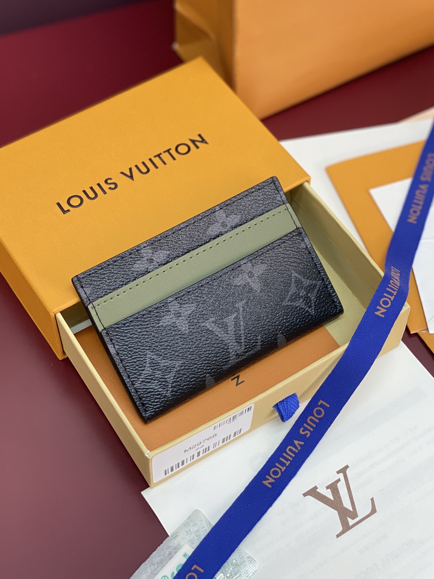 [TOP] Louis Vuitton LV Card Holder Monogram 11.0 x 7.0 x 1.5 - Black - 711 Luxury