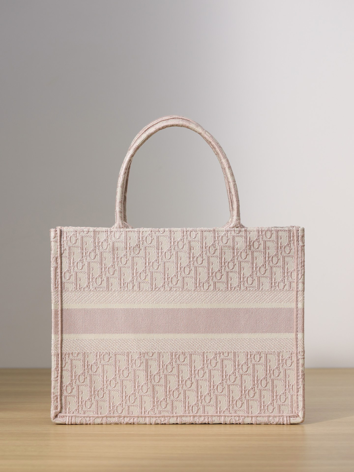 [TOP] Christian Dior Book Tote Bag Oblique 36.5x28x17.5cm - Pink