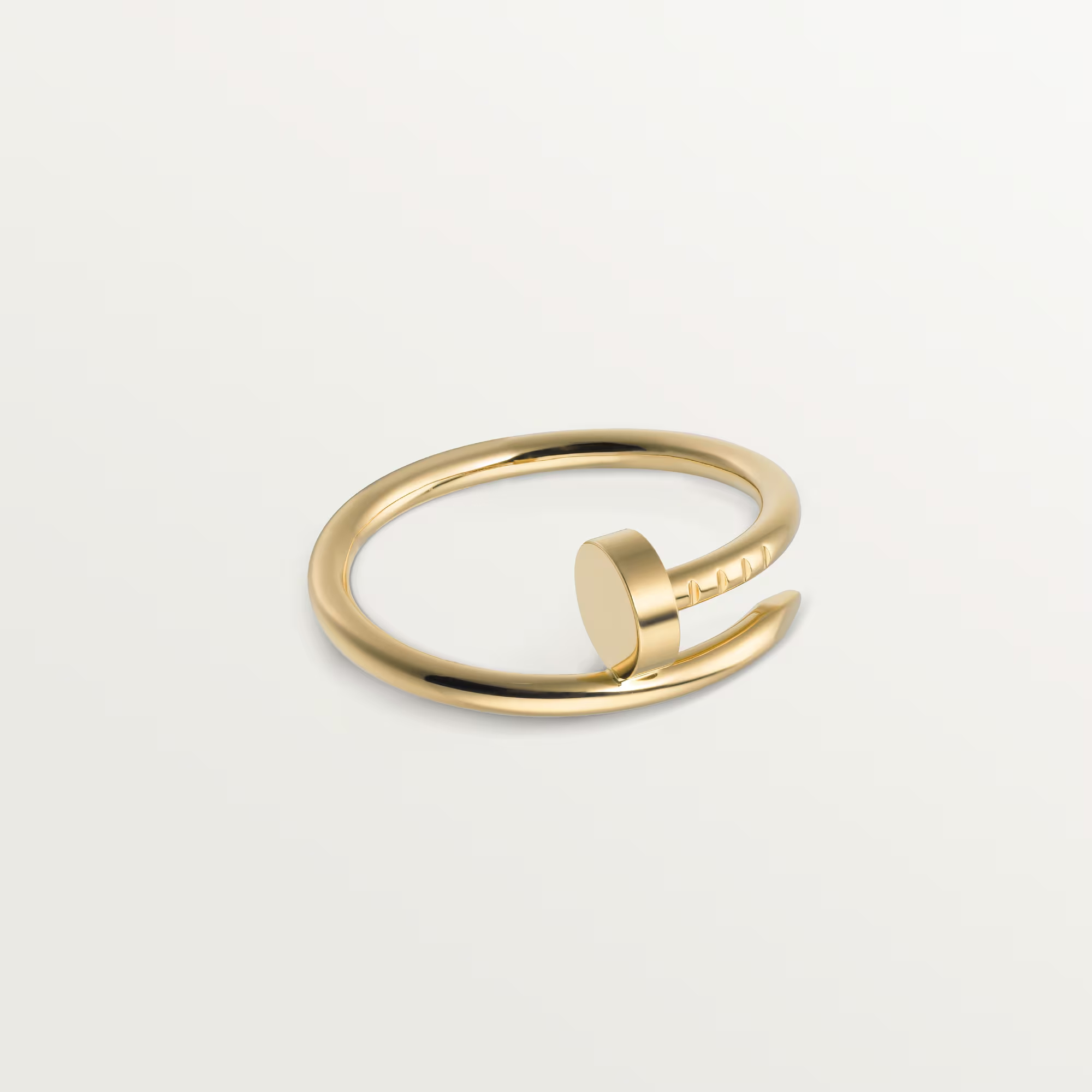 Carty Nails Solo Trace Ring ,Yellow Gold ,Small Model