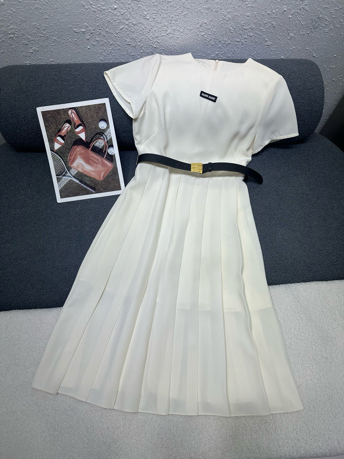 [TOP] Miu Miu Dress - White