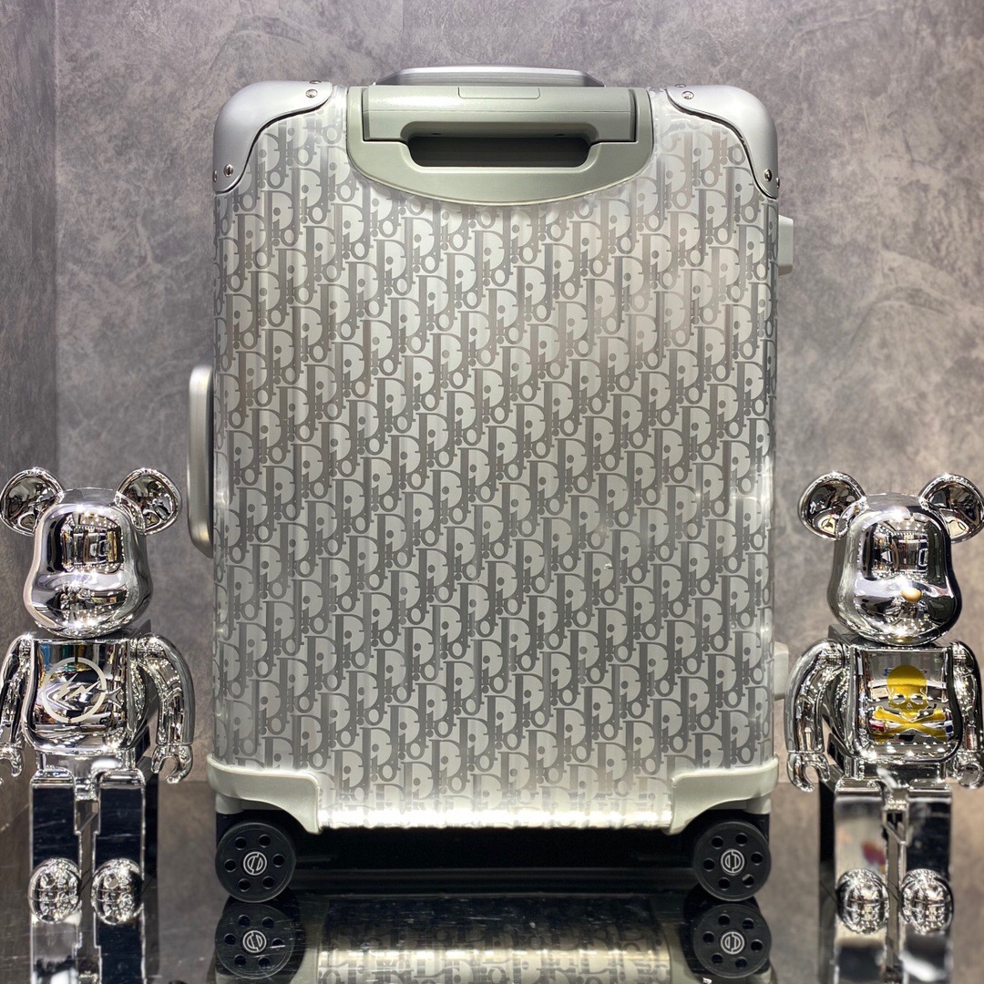 [TOP] Christian Dior Luggage Box 38-22-55cm - Sliver - 711 Luxury