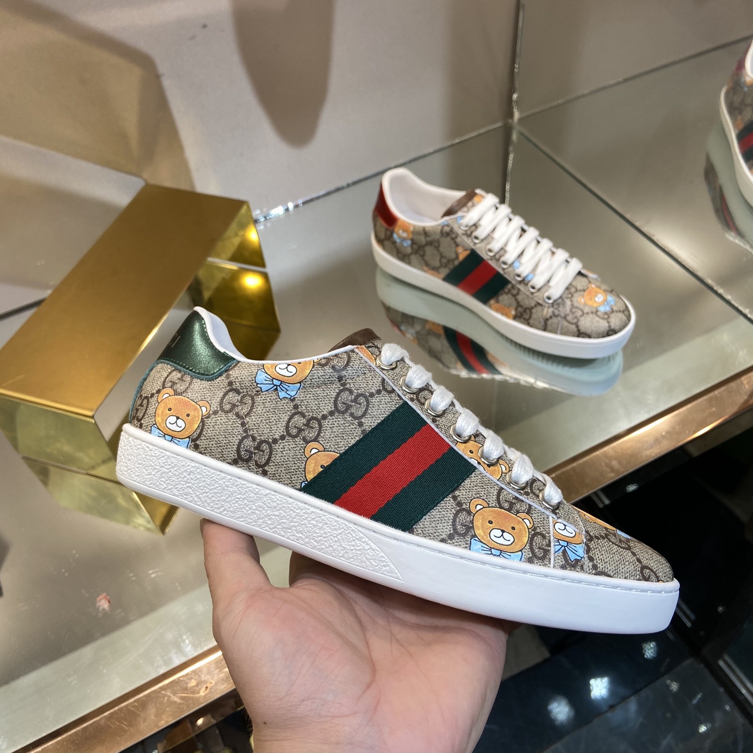 [TOP] GUCCI Sneaker - Brown - 711 Luxury