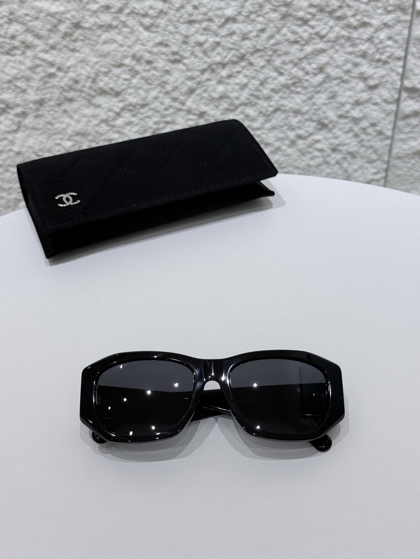 Chanel Sunglasses Rectangle Sunglasses Acetate #381370